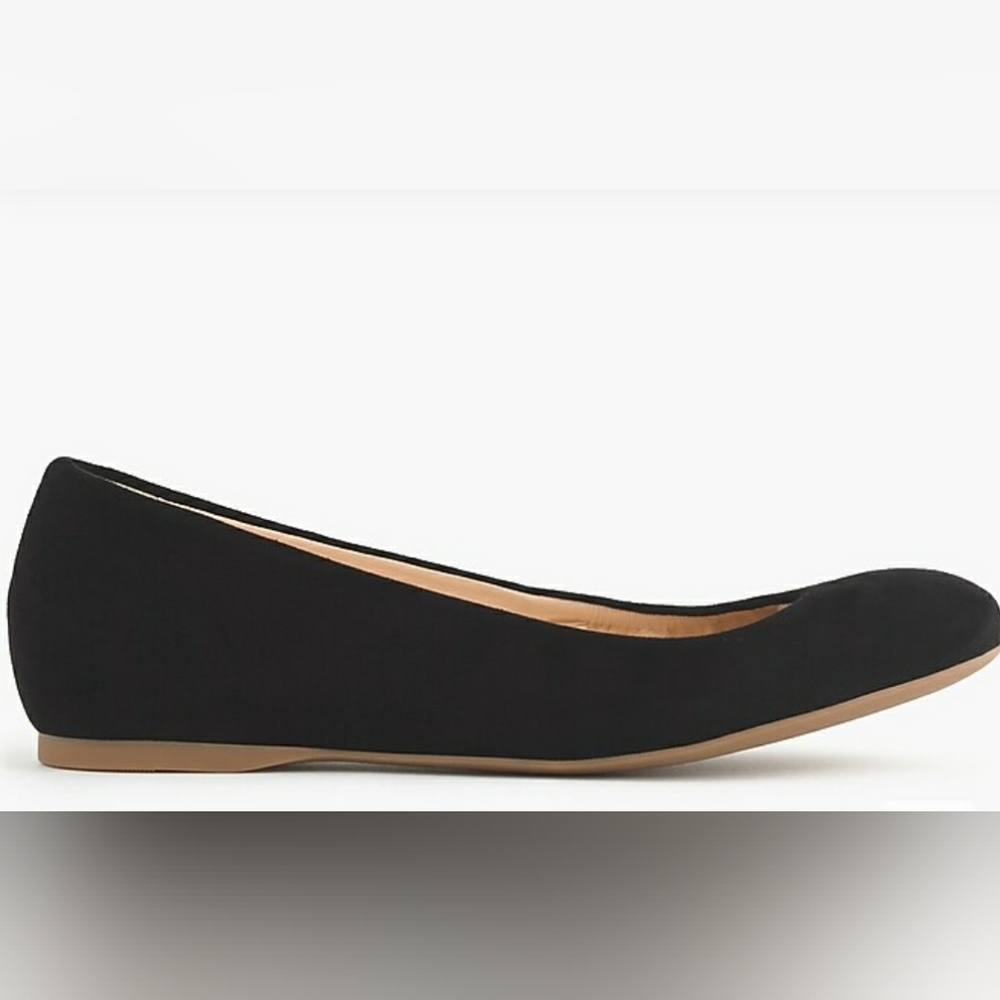 J.Crew Cece Suede Leather Ballet Flats